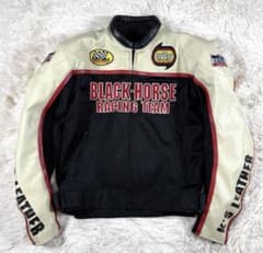 K's Leather ブラックホースジャケット　XL K's Leather ブラックホースジャケット XL - メルカリ