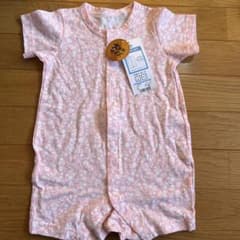 花柄半袖ロンパース 70cmのサムネイル