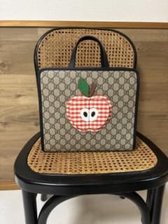 GUCCI チルドレンズGGスプリーム アップル ハンドバッグ保存袋付のサムネイル