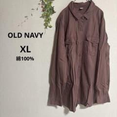 1074②OLD NAVY 長袖シャツ XL TALL アメカジ 希少 オールド