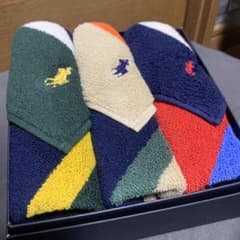 POLO RALPH LAUREN ポロ　ラルフローレン　新品未使用ハンカチ3枚のサムネイル