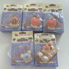 BTS BT21 고무 매력 세트 이치 반 쿠지