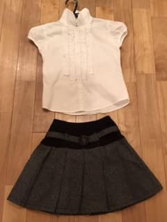 キッズ　女の子　ブラウス　スカート　セットアップ130のサムネイル