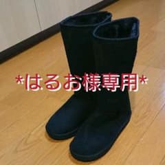 ☆予約済み☆フェイクムートンブーツ(ブラック)のサムネイル