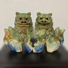 シーサー 沖縄 置物 魔除け 縁起物 獅子 - メルカリ