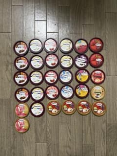 ハーゲンダッツ 蓋 ノーマル18枚と期間限定9枚と40周年4枚 - メルカリ