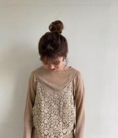 arrange lace cami ops amiurのサムネイル
