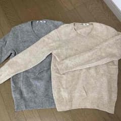 値下げします☆UNIQLO  セーター2枚セットのサムネイル