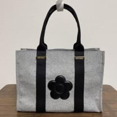 MARY QUANT ウールメタルデイジーポイントトート（グレー）レア・完売 