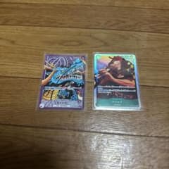 ワンピースカード　世界最強の戦士カイドウリーダーパラレル&ヤソップSRのサムネイル