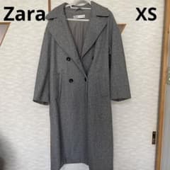 《hana 様専用》ZARA ロングコート オーバーサイズ　XS グレーのサムネイル