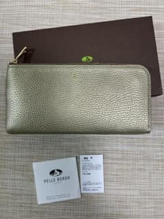 軽量】使用箱付 ペレボルサL字ファスナー長財布PELLE BORSA - メルカリ