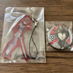 ペルソナ5 トレーディングアクリルチャーム 明智吾郎 缶バッジ セット P5のサムネイル