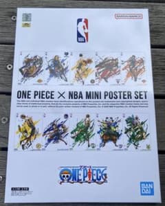 ONE PIECE × NBA ミニポスターセット - メルカリ