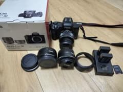 Canon EOS Kiss M本体 マウントアダプター、22㎜、15-45㎜ Canon EOS Kiss M本体 マウントアダプター、22㎜、15-45㎜ - メルカリ