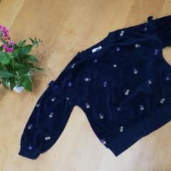 エニファム☆花柄ベロア風トップスのサムネイル