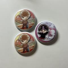 即購入◎ BTS TinyTAN Jin 缶バッジ 3個セットのサムネイル