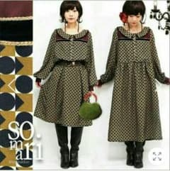 ウロコ様専用 somari ベロアリボンワンピースのサムネイル