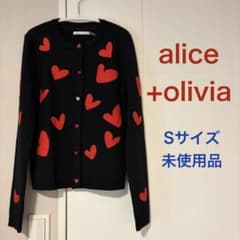 alice+olivia アリスオリビア　カーディガン　ブラック　未使用品 alice+olivia アリスオリビア カーディガン ブラック 未使用品 - メルカリ