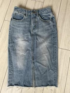 AZUL BY MOUSSY デニムタイトスカート デニムスカートのサムネイル
