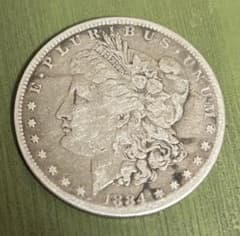 1884年S モルガンダラー 銀貨 1ドル硬貨 - メルカリ