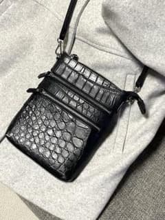 セール中‼️✨新品✨アルムコ＊マットクロコダイルマルチショルダー 
