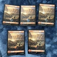チョコボトラックfoil 基本土地 山 日本語 5枚セット - メルカリ