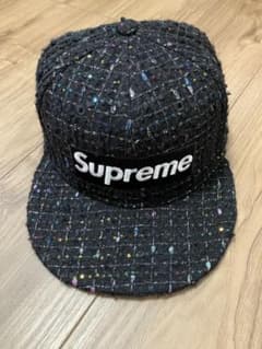 supreme boucle box logo new era 7 3/4 - メルカリ