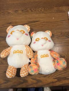 ❤️西島隆弘 ３種セット★え～パンダAAAフェイス寝そべりBIGぬいぐるみ新品 AAA え〜パンダ ぬいぐるみ 2体セット（オレンジ / 西島隆弘・Nissy