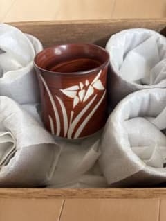 湯呑み　漆器　5個セット