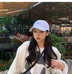 韓国　キャップ　帽子　ホワイト　ブラック　ネイビー　ベージュのサムネイル