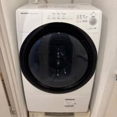 ジャンク シャープ ドラム式洗濯乾燥機 es-s7e 2021年購入 乾燥機能付 