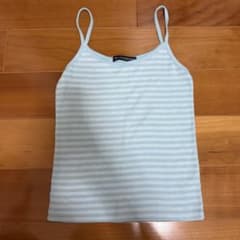 Brandy Melville パステルボーダー キャミソール ブルーのサムネイル