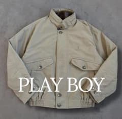 90s PLAYBOY スイングトップブルゾン ウールライナー付 ヴィンテージのサムネイル
