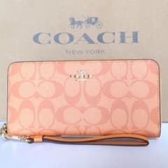 コーチ　長財布 C4452 シグネチャー ロング ジップ アウトレット品 COACH（コーチ） 国内発送 財布 レディース 長財布 シグネチャー