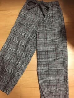 チェックパンツ ワイドパンツのサムネイル