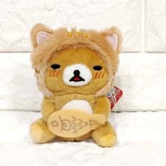 리락쿠마 한가로이 고양이 인형