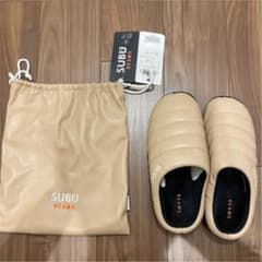 SUBU × BEAMS / 別注 フェイクレザー サンダルのサムネイル