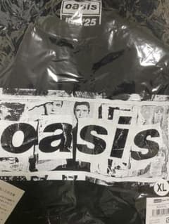 Oasis オアシス公式 Tシャツ Logo UKデザイン BLACK XL - メルカリ