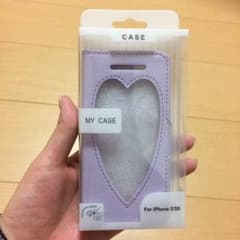 ♡iPhone5/5s/SE ケース ハートくり抜き♡