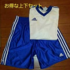 値下げ♪お得なadidas 半袖Tシャツ ハーフパンツ セットのサムネイル