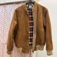 メンズ　ブラウン ジップアップジャケットのサムネイル