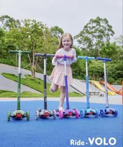 折りたたみ式キックボード ディズニープリンセス アリエル3歳～6歳