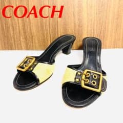 美品！COACH コーチ サンダル 24cmのサムネイル