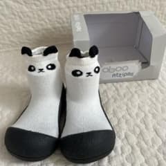 【新品未使用】Attipas ベビーシューズ パンダ柄12.5cmのサムネイル