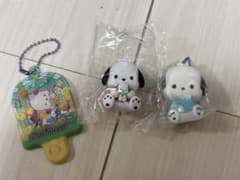 ポチャッコ キーホルダー マスコット 3点セットのサムネイル