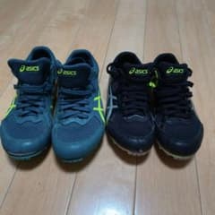 asics スパイクシューズ グレー/ブラックのサムネイル