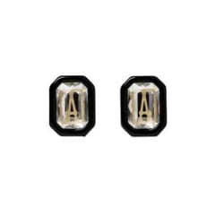 【新品未開封】Alxandre de paris 新作　ロゴピアス　ブラック 新品未開封】Alxandre de paris 新作 ロゴピアス ブラック - メルカリ