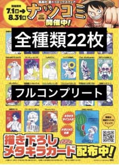 ナツコミ メタキラカード全22種類フルコンプリートセット - メルカリ