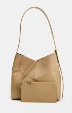ZARA ショルダーバッグ ベージュのサムネイル